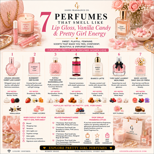 7 Perfumes That Smell Like Lip Gloss, Vanilla Candy & Pretty Girl Energy