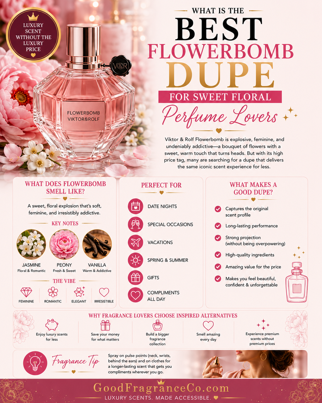 Best Flowerbomb Dupe for Sweet Floral Perfume Lovers