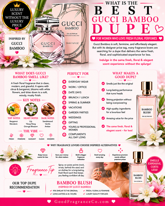 What Is the Best Gucci Bamboo Dupe for Women Who Love Fresh Floral Perfumes?
