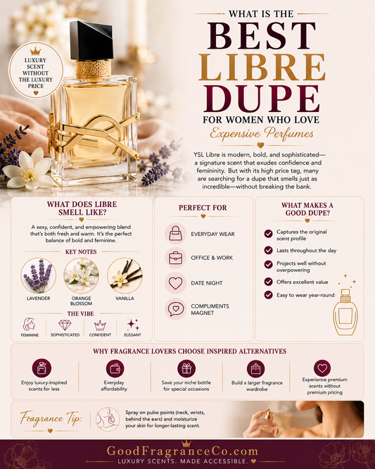 Looking for a Libre dupe? Discover what Yves Saint Laurent Libre smells like and affordable alternatives with a similar luxury profile.