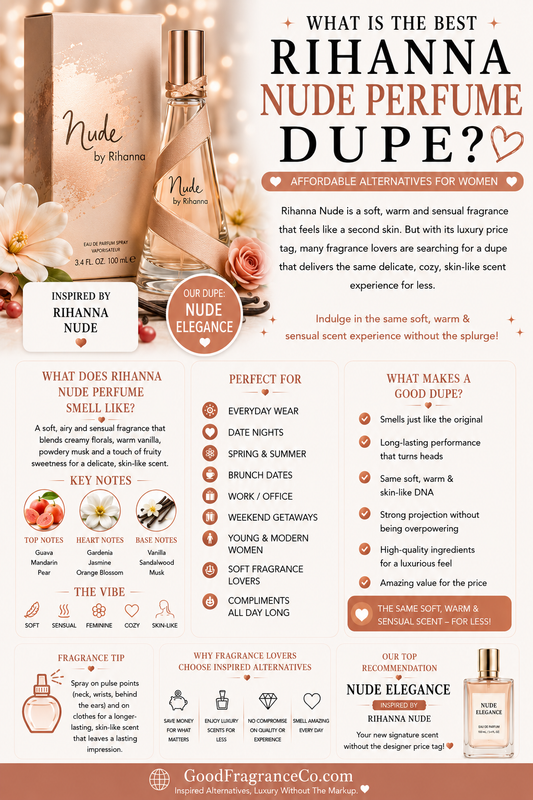 Best Rihanna Nude Perfume Dupe for Women Who Love Vanilla Fragrances