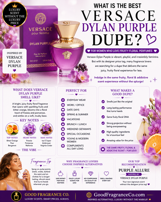 What Is the Best Versace Dylan Purple Dupe for Women Who Love Fruity Floral Perfumes?