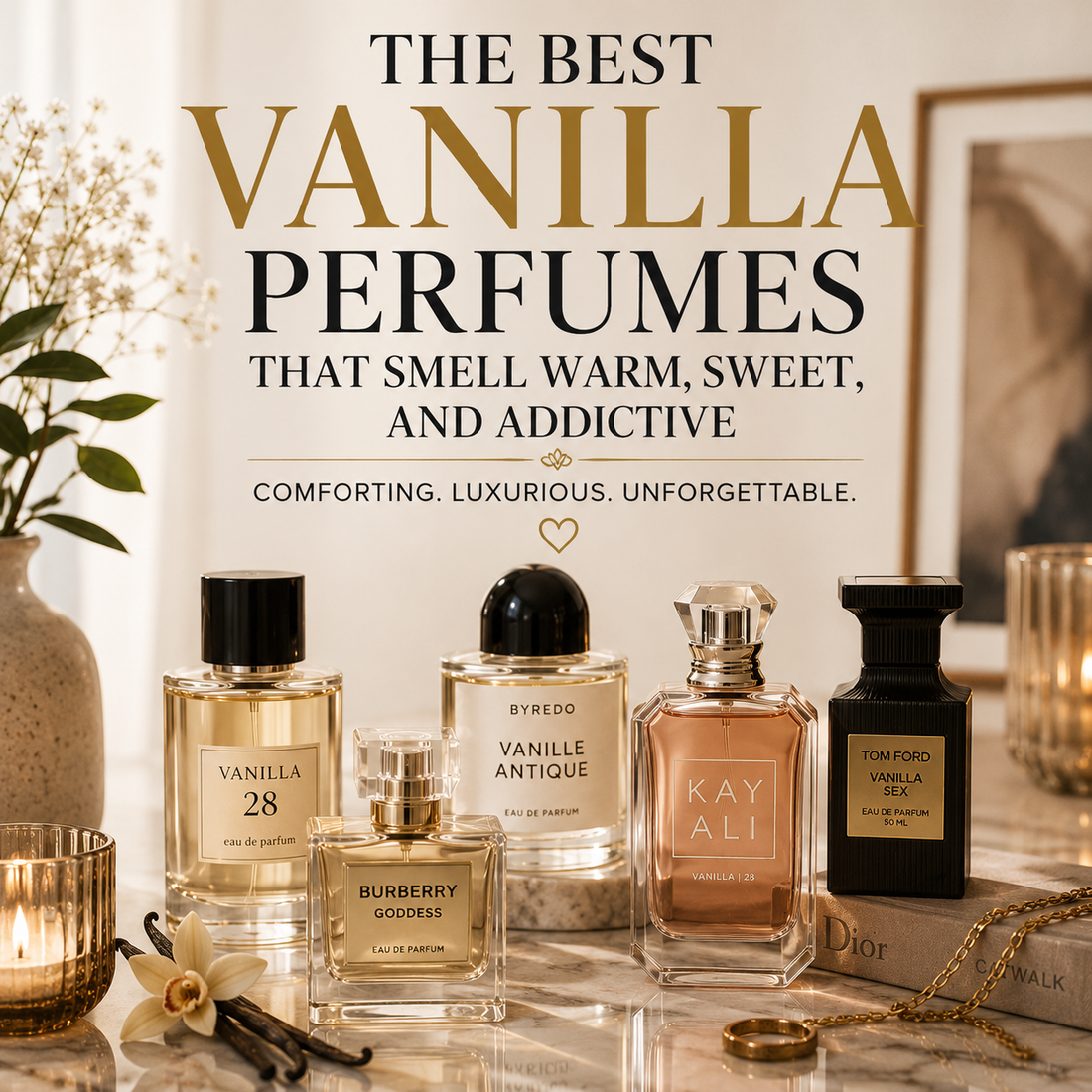 What Are the Best Vanilla Perfumes That Smell Warm, Sweet, and Addictive?