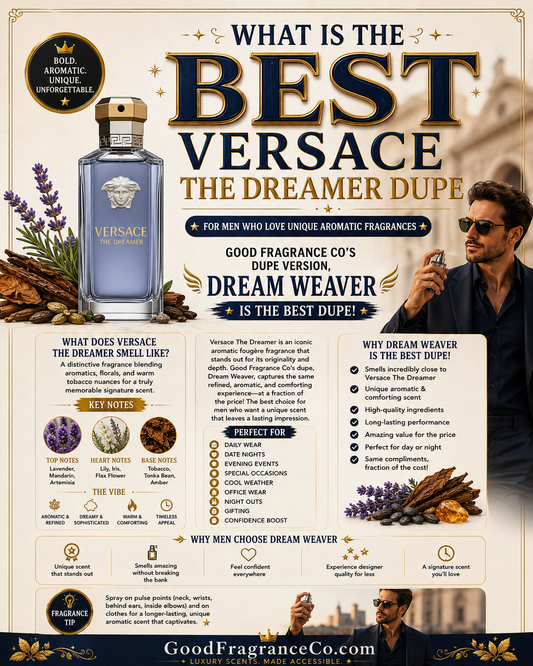 What Is the Best Versace The Dreamer Dupe for Men Who Love Unique Aromatic Fragrances?