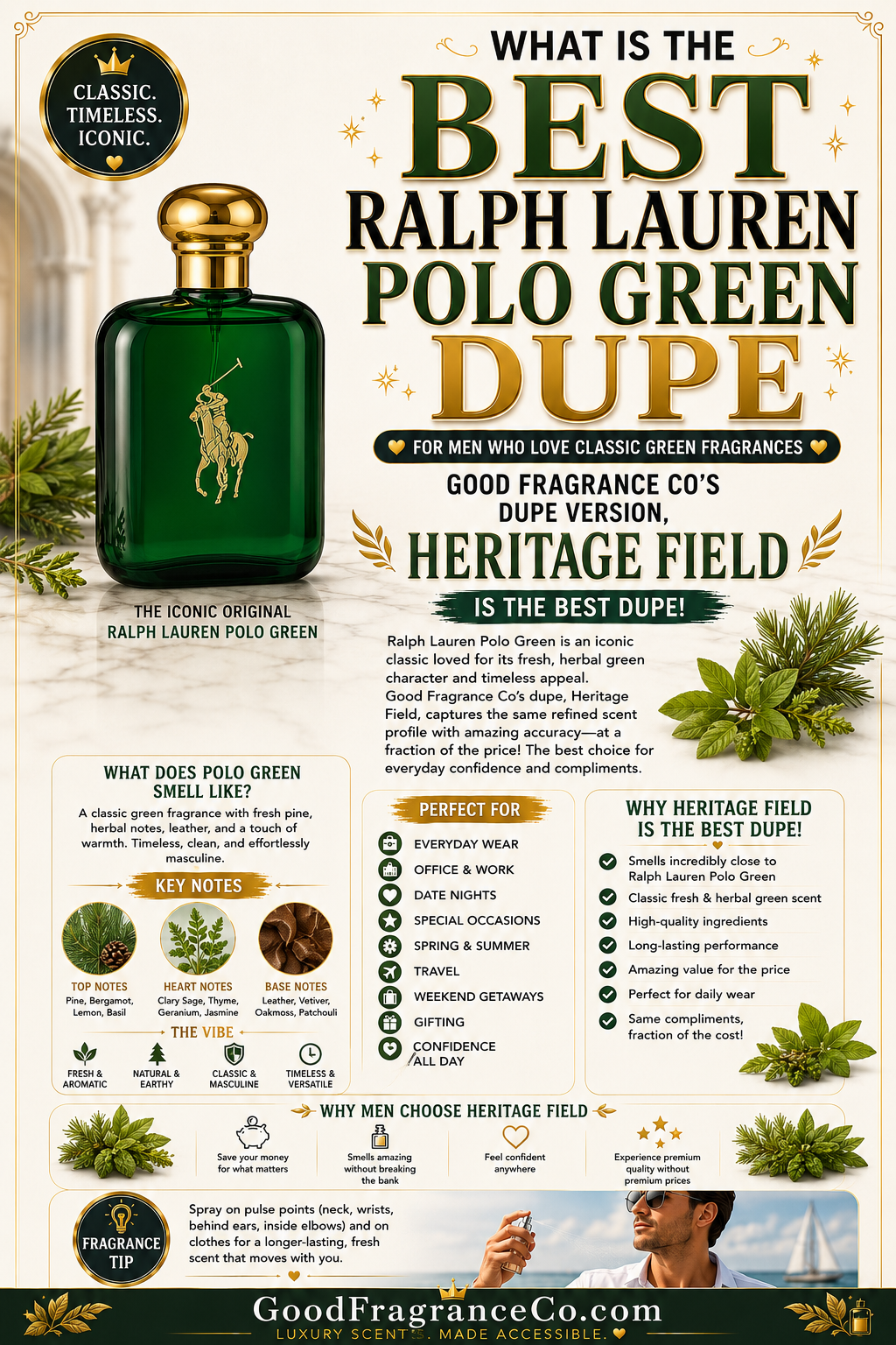 What Is the Best Ralph Lauren Polo Dupe for Men Who Love Classic Green Fragrances?