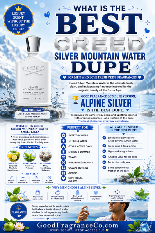 What Is the Best Creed Silver Mountain Water Dupe for Men Who Love Fresh Crisp Fragrances?