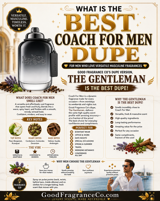 What Is the Best Coach For Men Dupe for Men Who Love Versatile Masculine Fragrances?