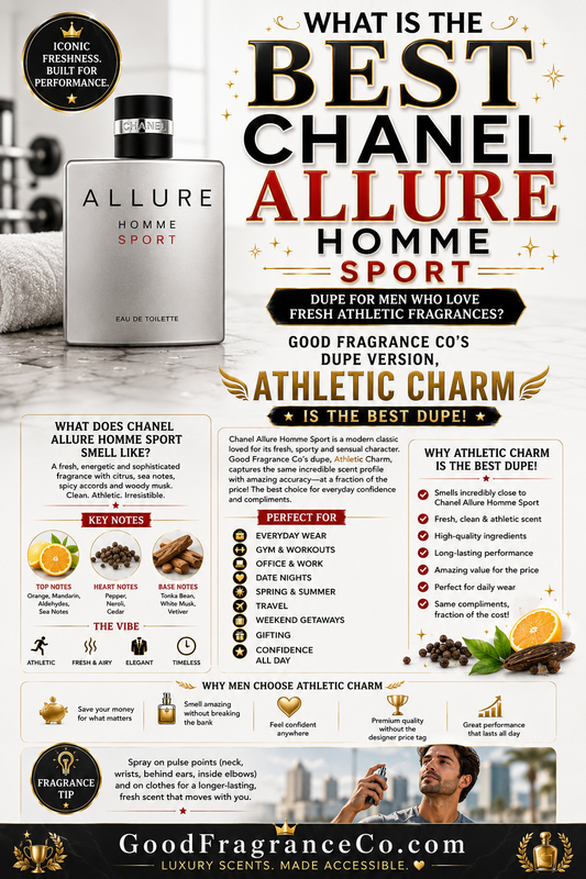 What Is the Best Chanel Allure Homme Sport Dupe for Men Who Love Fresh Athletic Fragrances?
