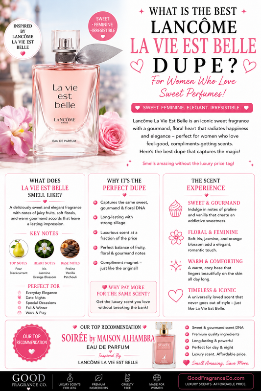 What Is the Best Lancôme La Vie Est Belle Dupe for Women Who Love Sweet Perfumes?