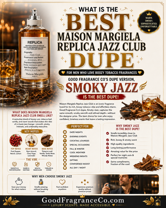 What Is the Best Maison Margiela Replica Jazz Club Dupe for Men Who Love Boozy Tobacco Fragrances?