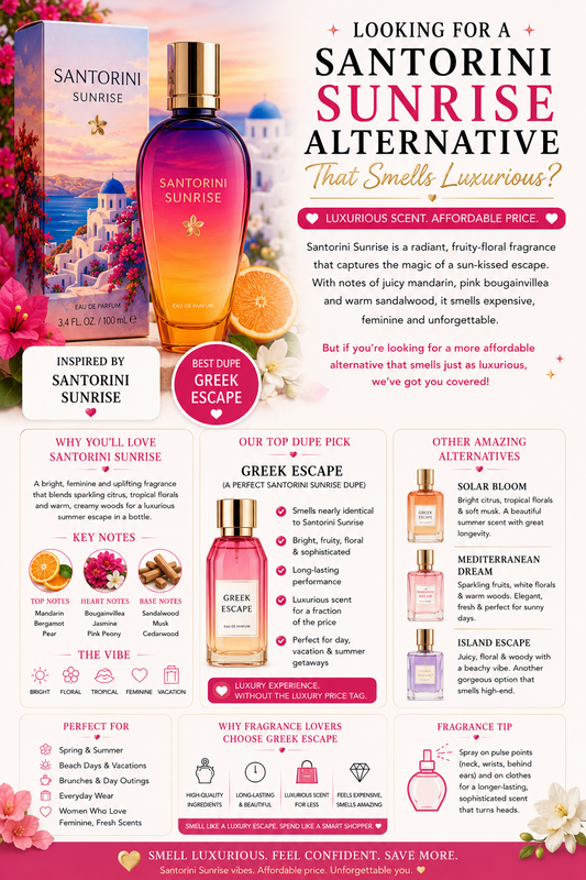 Best Santorini Sunrise Alternative for Women Who Love Summer Perfumes