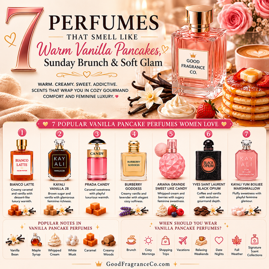 7 Perfumes That Smell Like Warm Vanilla Pancakes, Sunday Brunch & Soft Glam