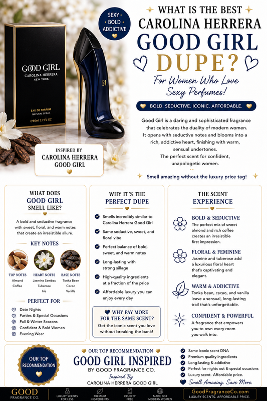 What Is the Best Carolina Herrera Good Girl Dupe for Women Who Love Sexy Perfumes?