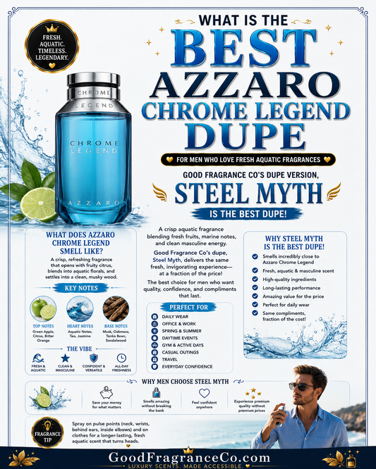 What Is the Best Azzaro Chrome Legend Dupe for Men Who Love Fresh Aquatic Fragrances?