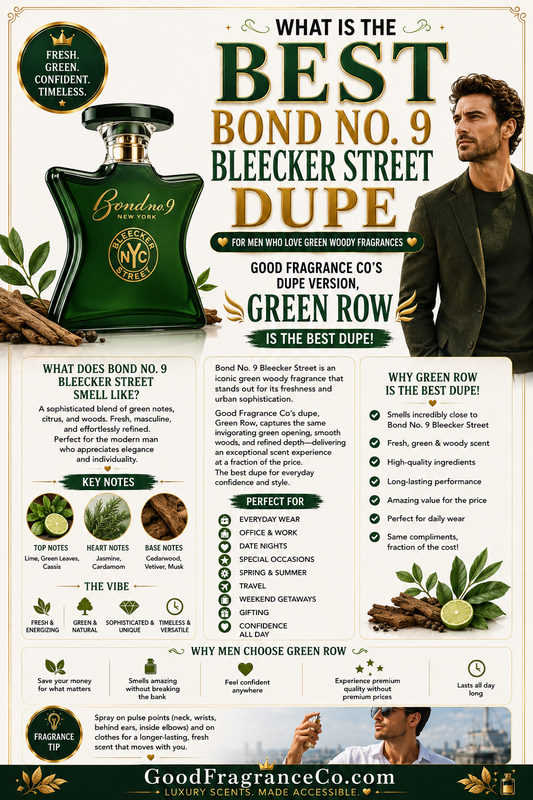What Is the Best Bond No. 9 Bleecker Street Dupe for Men Who Love Green Woody Fragrances?