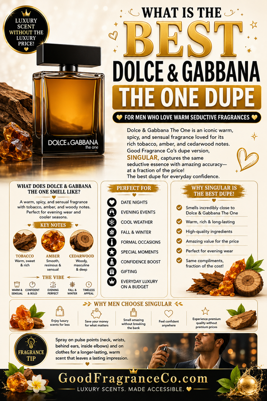 What Is the Best Dolce & Gabbana The One Dupe for Men Who Love Warm Seductive Fragrances?