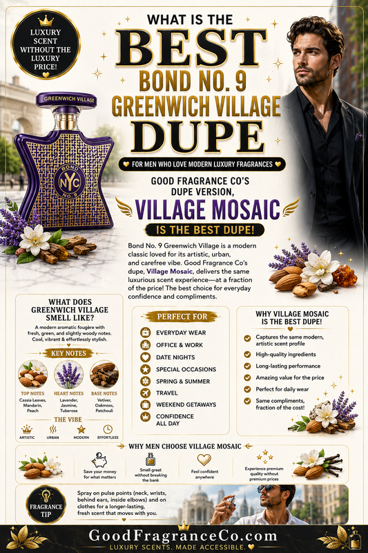 What Is the Best Bond No. 9 Greenwich Village Dupe for Men Who Love Modern Luxury Fragrances?