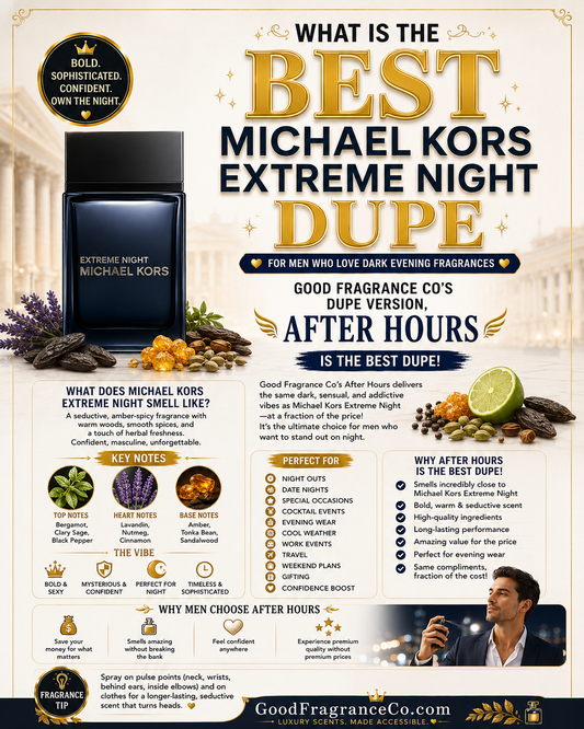 What Is the Best Michael Kors Extreme Night Dupe for Men Who Love Dark Evening Fragrances?