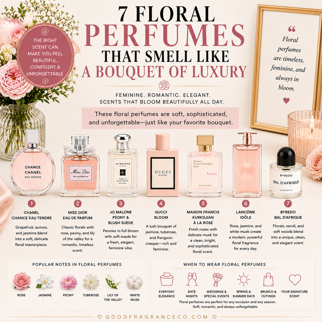 7 Floral Perfumes That Smell Like a Bouquet of Luxury