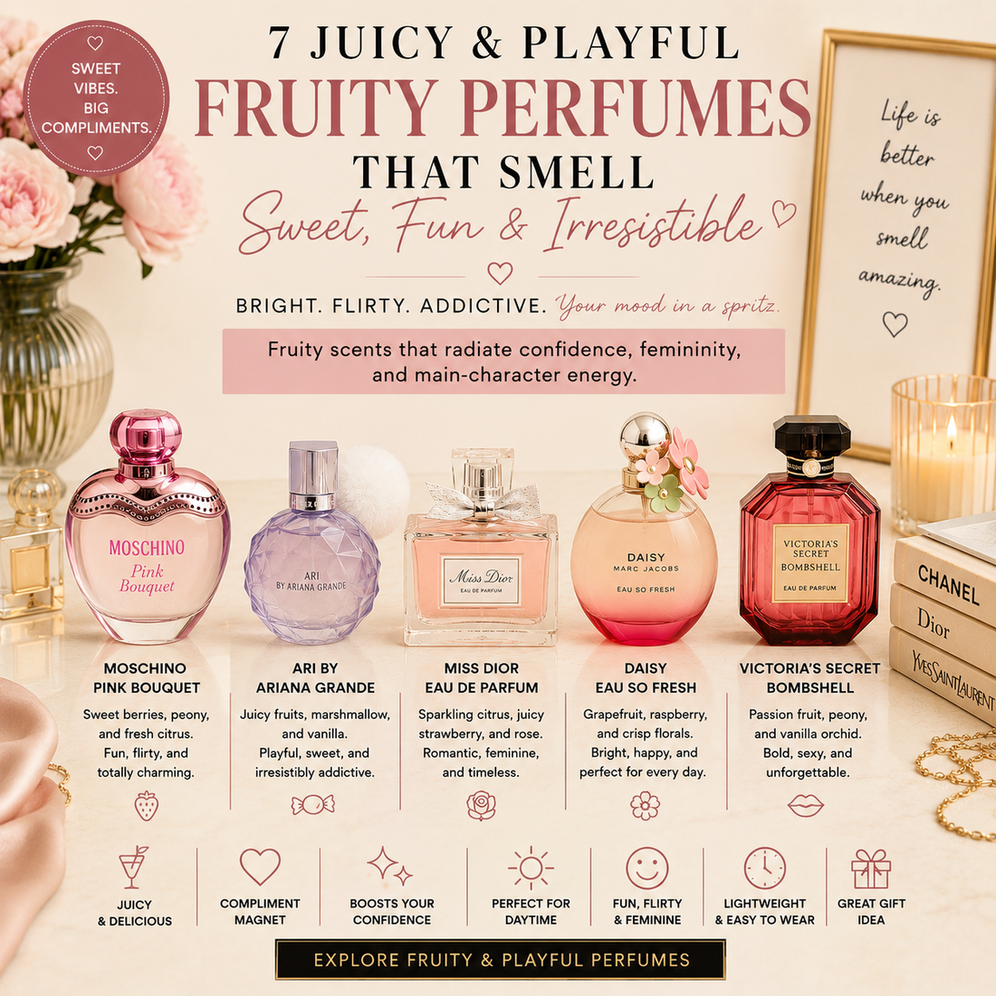 7 Juicy & Playful Fruity Perfumes That Smell Sweet, Fun & Irresistible
