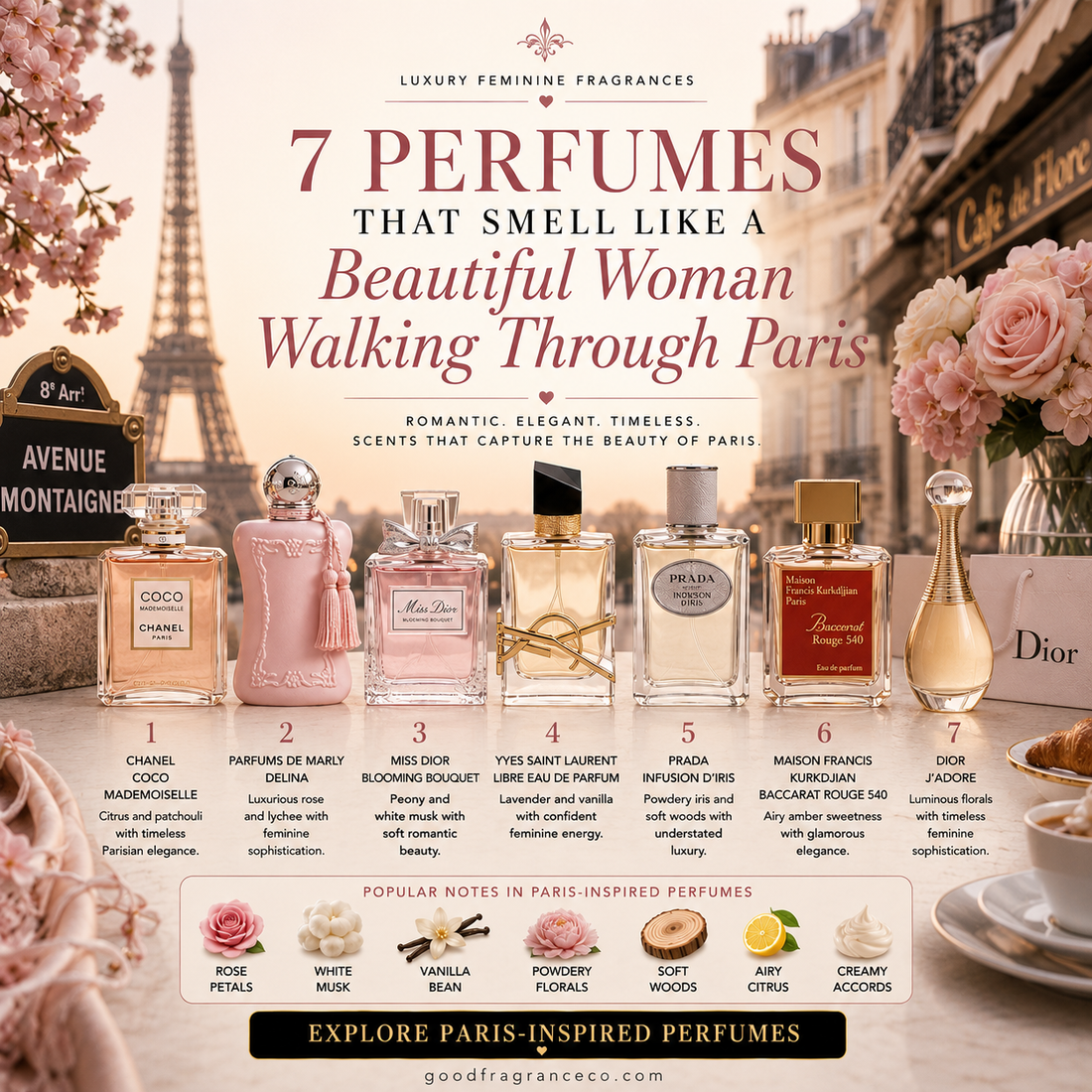 7 Perfumes That Smell Like a Beautiful Woman Walking Through Paris