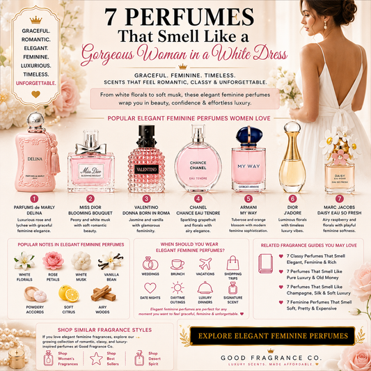 7 Perfumes That Smell Like a Gorgeous Woman in a White Dress