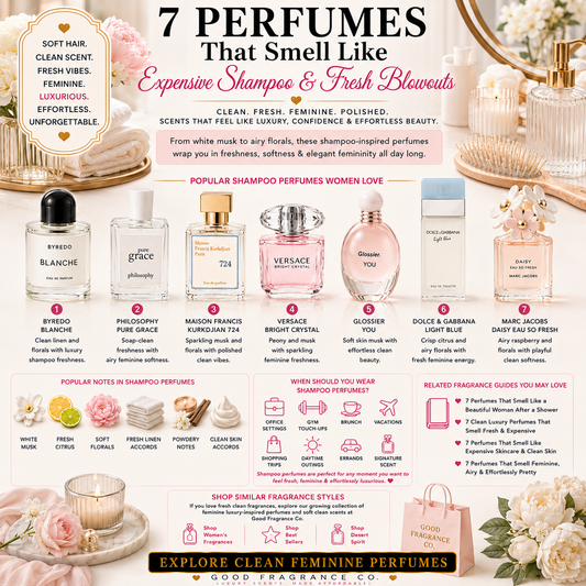7 Perfumes That Smell Like Expensive Shampoo & Fresh Blowouts