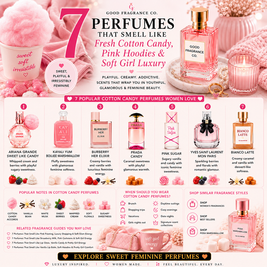 7 Perfumes That Smell Like Fresh Cotton Candy, Pink Hoodies & Soft Girl Luxury