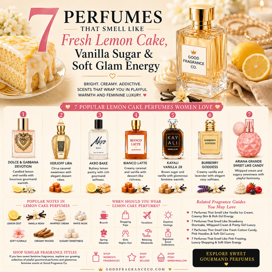 7 Perfumes That Smell Like Fresh Lemon Cake, Vanilla Sugar & Soft Glam Energy