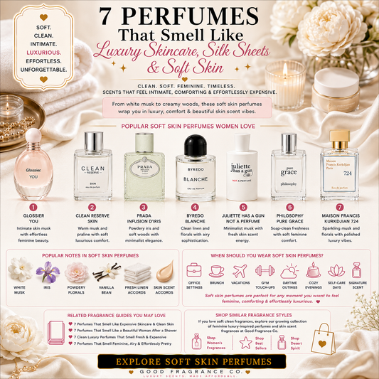 7 Perfumes That Smell Like Luxury Skincare, Silk Sheets & Soft Skin