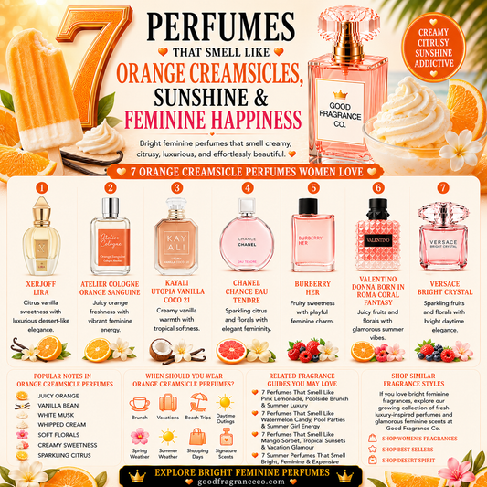 7 Perfumes That Smell Like Orange Creamsicles, Sunshine & Feminine Happiness