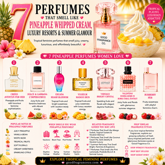 7 Perfumes That Smell Like Pineapple Whipped Cream, Luxury Resorts & Summer Glamour