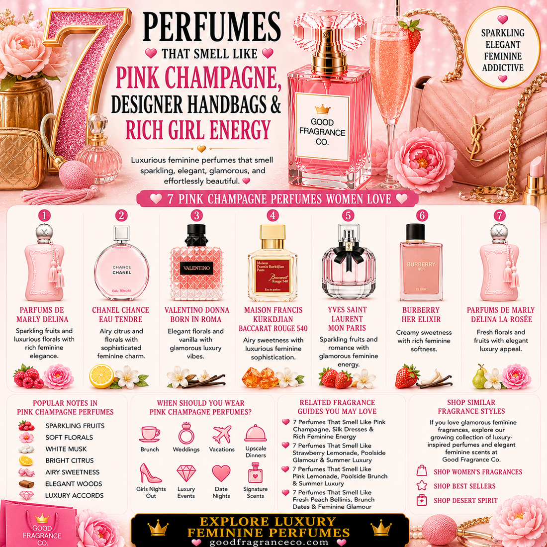 7 Perfumes That Smell Like Pink Champagne & Rich Girl Energy