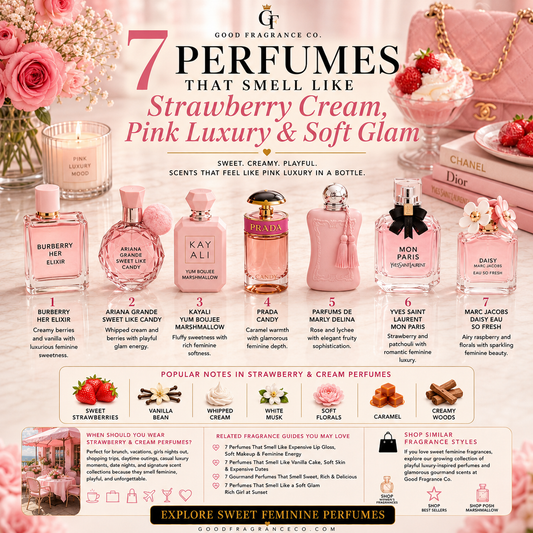 7 Perfumes That Smell Like Strawberry Cream, Pink Luxury & Soft Glam