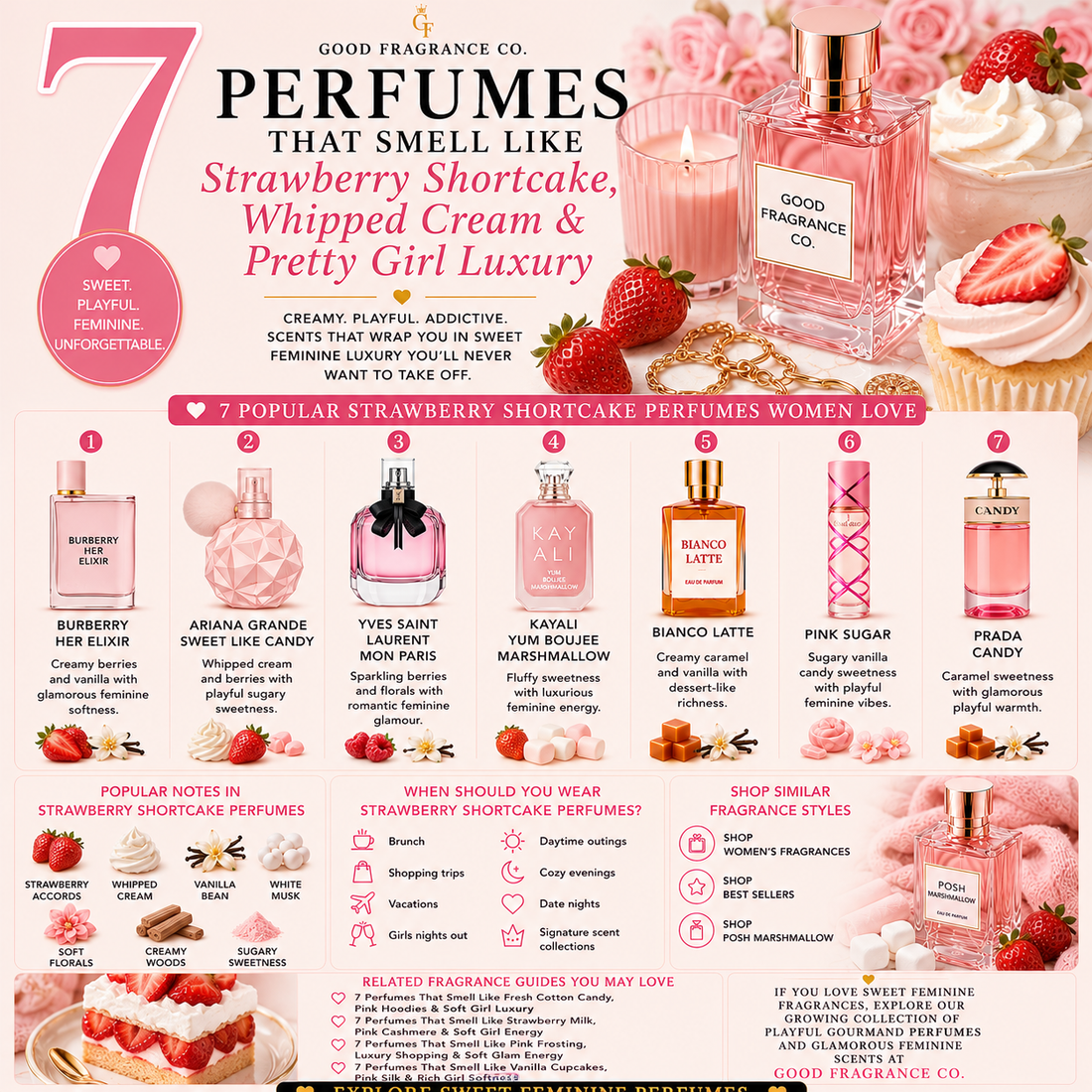 7 Perfumes That Smell Like Strawberry Shortcake, Whipped Cream & Pretty Girl Luxury