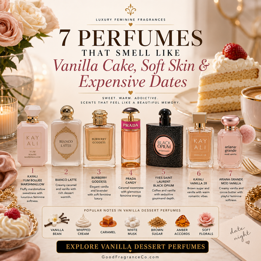7 Perfumes That Smell Like Vanilla Cake, Soft Skin & Expensive Dates