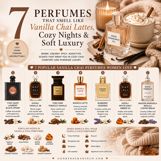 7 Perfumes That Smell Like Vanilla Chai Lattes, Cozy Nights & Soft Luxury