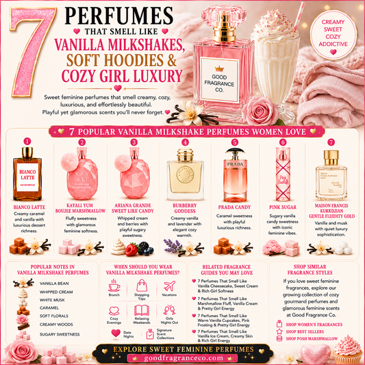 7 Perfumes That Smell Like Vanilla Milkshakes, Soft Hoodies & Cozy Girl Luxury