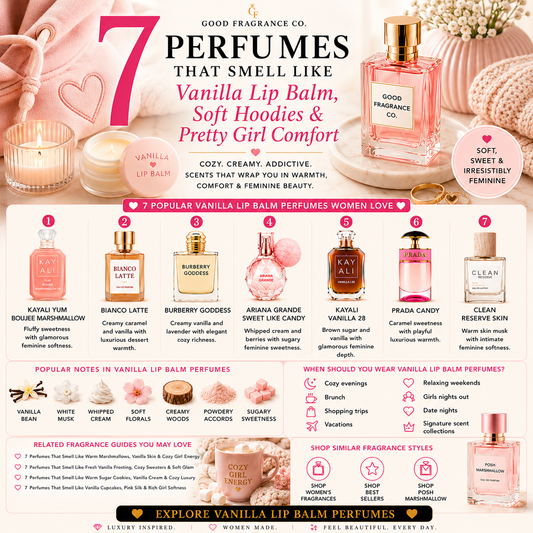 7 Perfumes That Smell Like Vanilla Lip Balm, Soft Hoodies & Pretty Girl Comfort