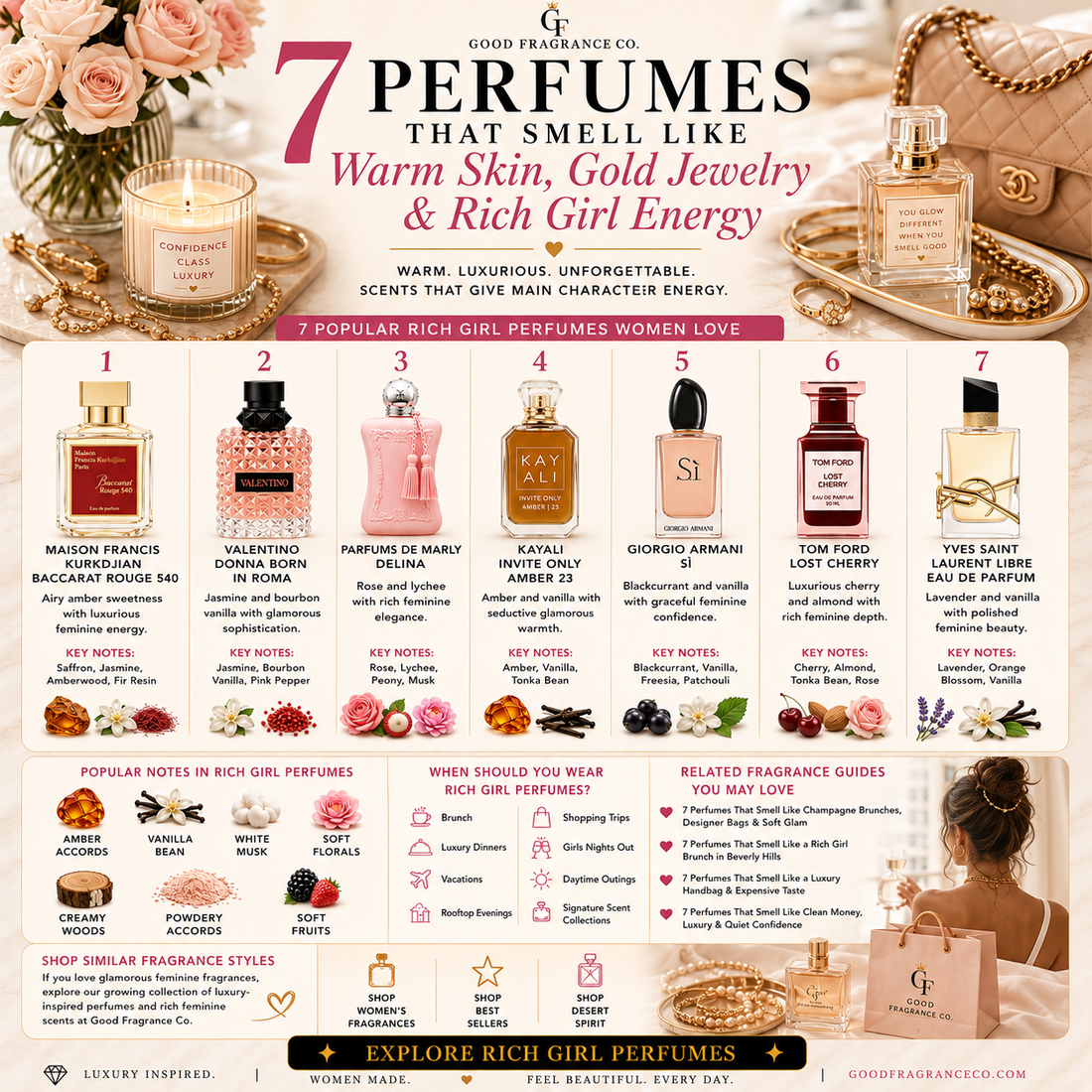 7 Perfumes That Smell Like Warm Skin, Gold Jewelry & Rich Girl Energy