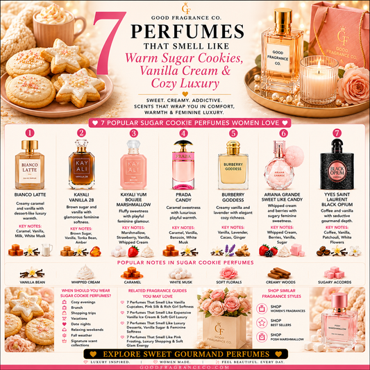 7 Perfumes That Smell Like Warm Sugar Cookies, Vanilla Cream & Cozy Luxury