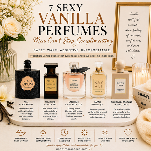 7 Sexy Vanilla Perfumes Men Can’t Stop Complimenting