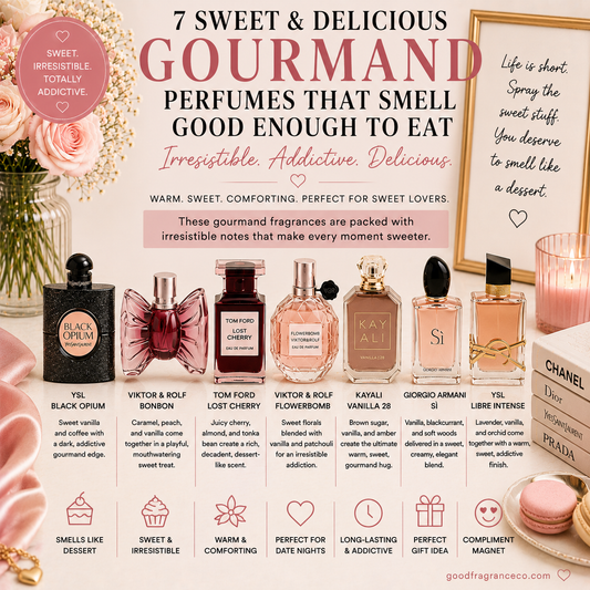 7 Sweet & Delicious Gourmand Perfumes That Smell Good Enough to Eat