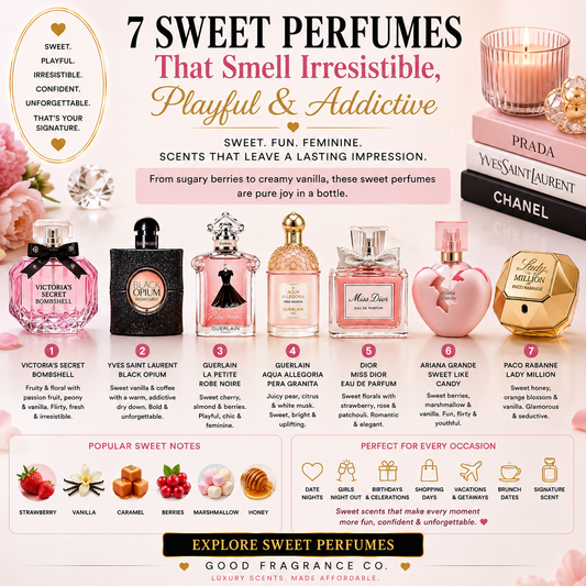 7 Sweet Perfumes That Smell Irresistible, Playful & Addictive