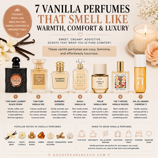 7 Vanilla Perfumes That Smell Like Warmth, Comfort & Luxury