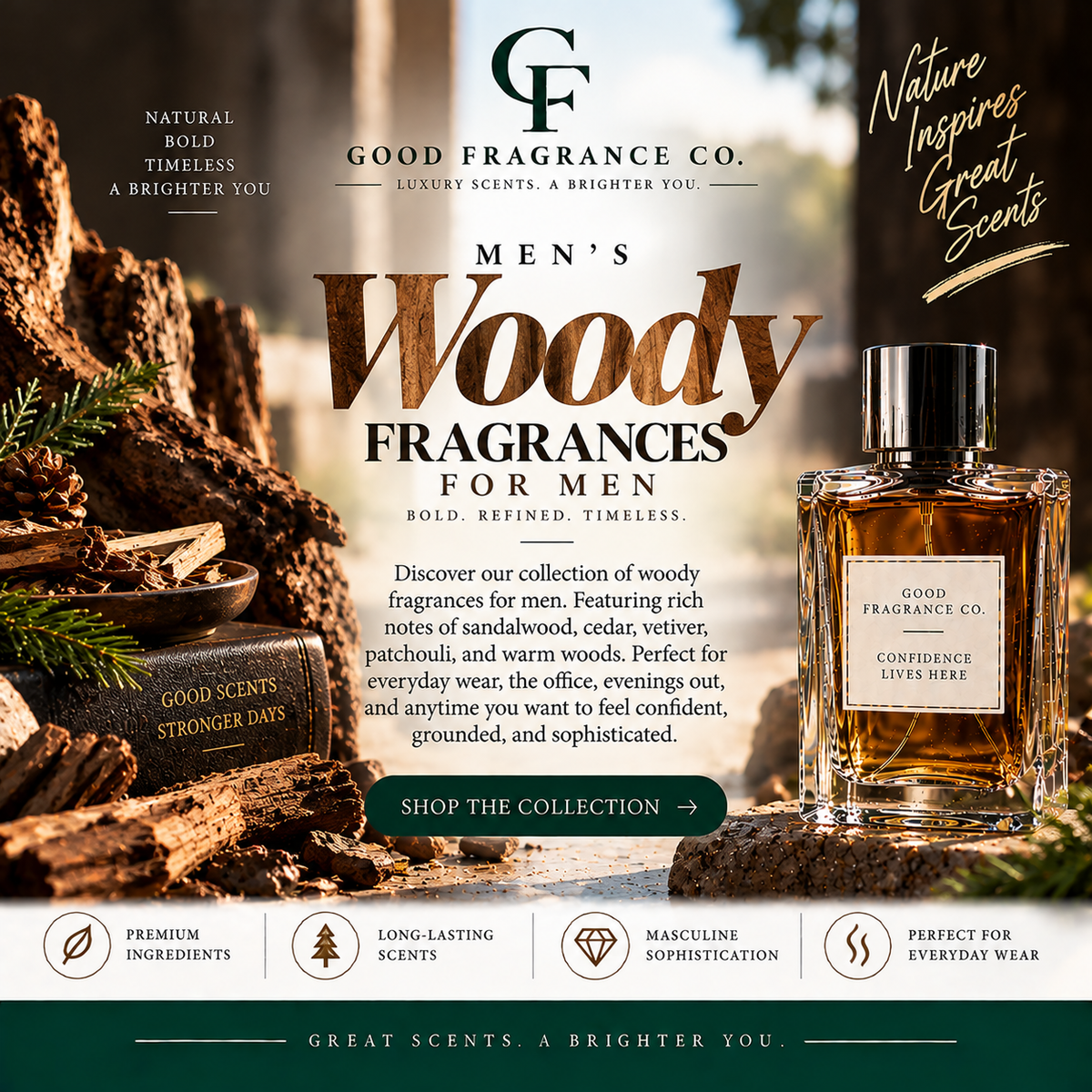 Woody Fragrances for Men