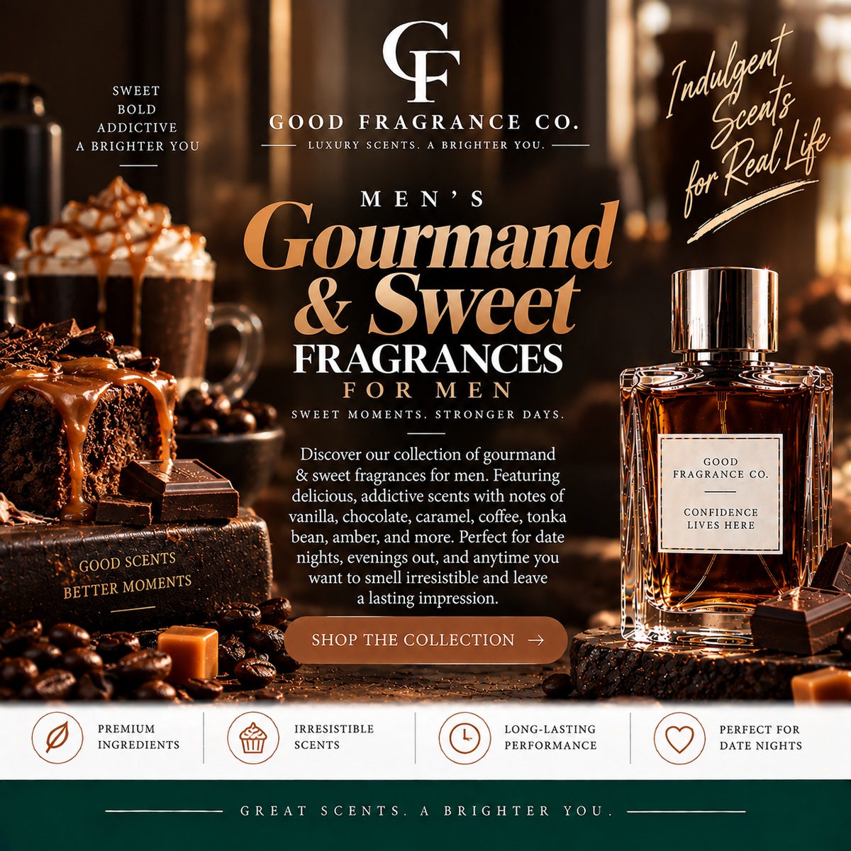 Gourmand & Sweet Fragrances for Men