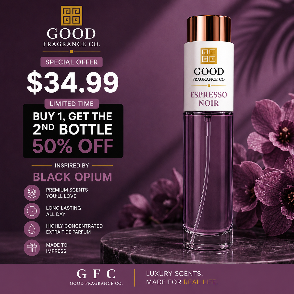 Espresso Noir - Inspired by Yves Saint Laurent – Black Opium